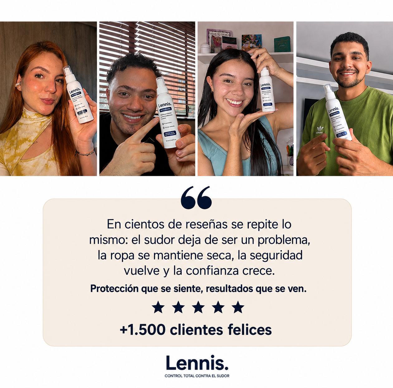 Lennis™ | Tratamiento contra el Sudor