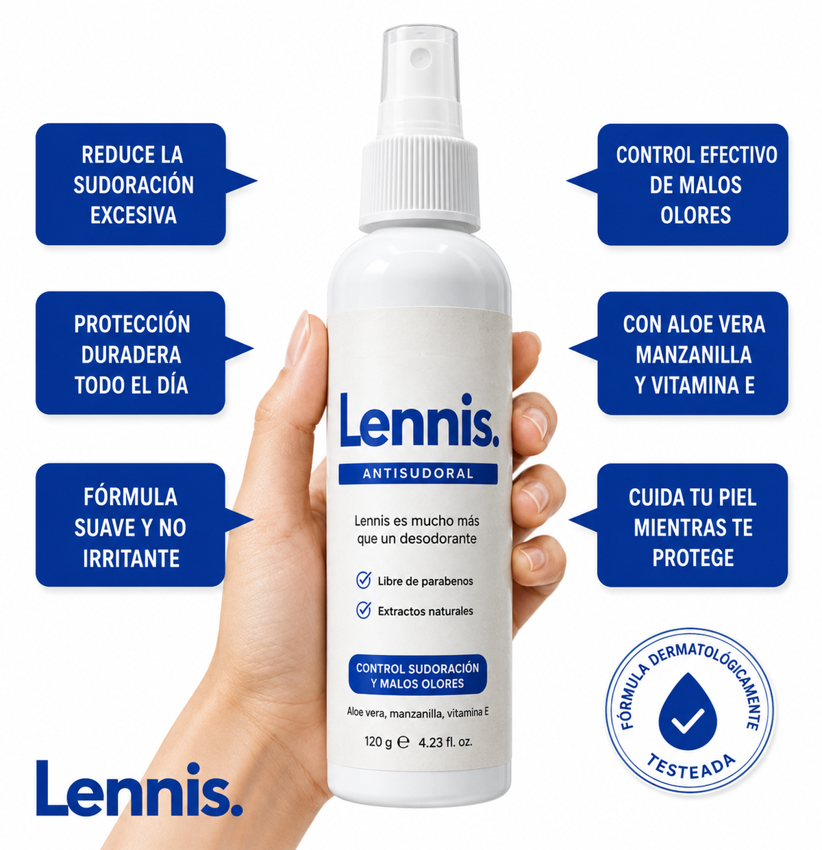 Lennis™ | Tratamiento contra el Sudor