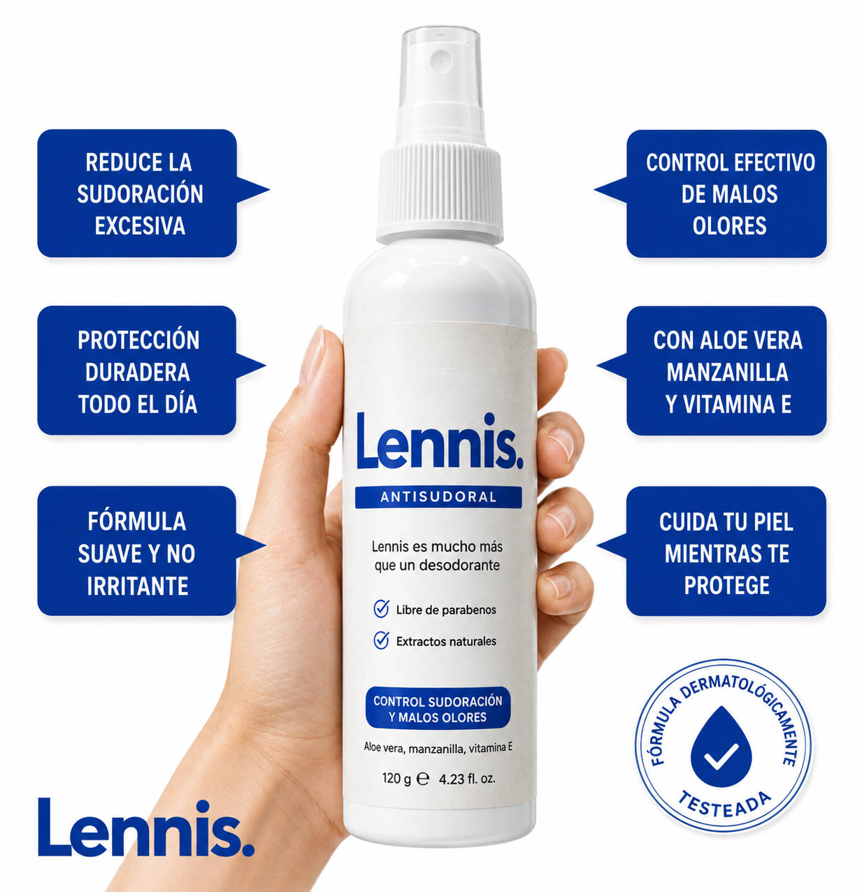 Lennis™ | Tratamiento contra el Sudor